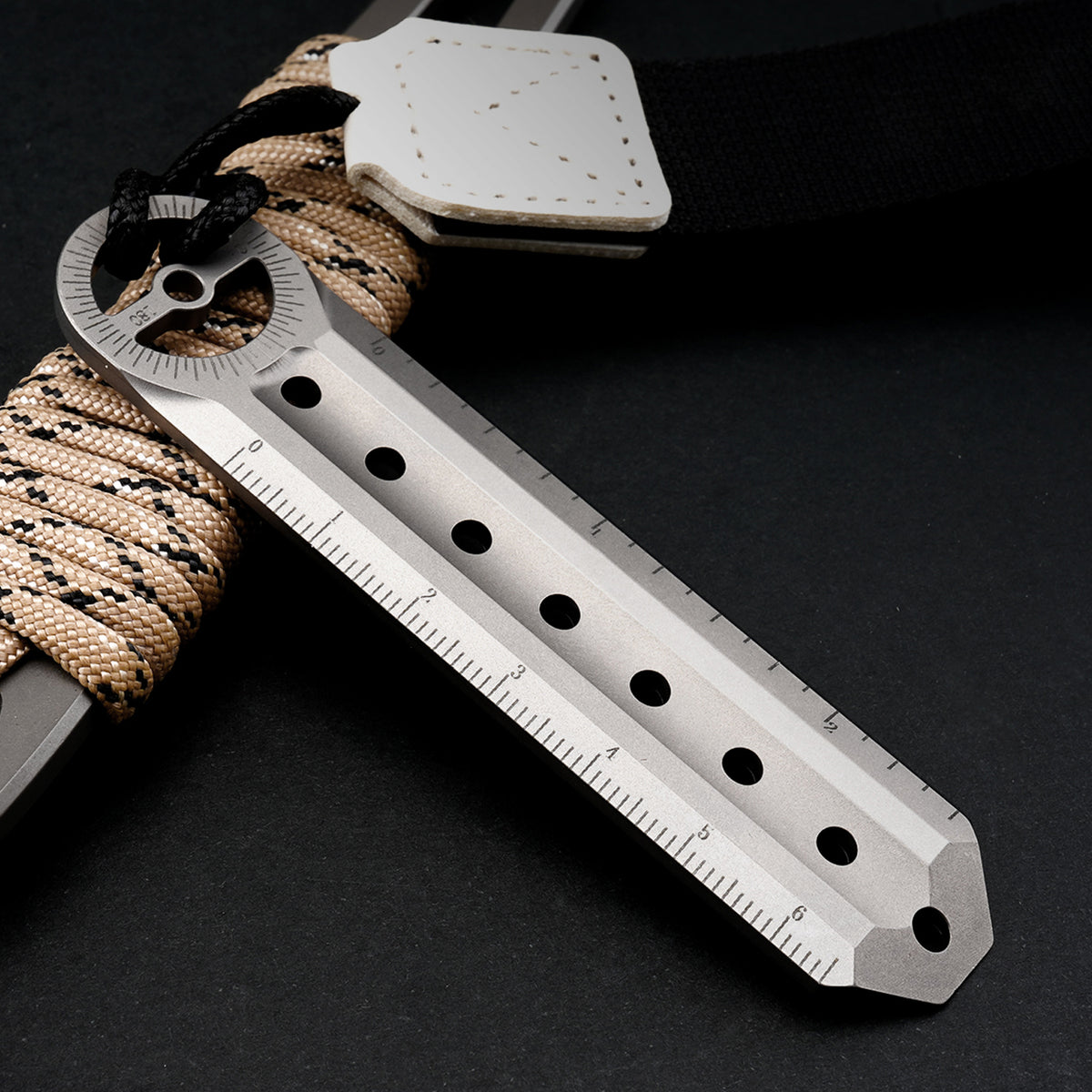 TGS01 Titanium Alloy Multi‑Tool Ruler
