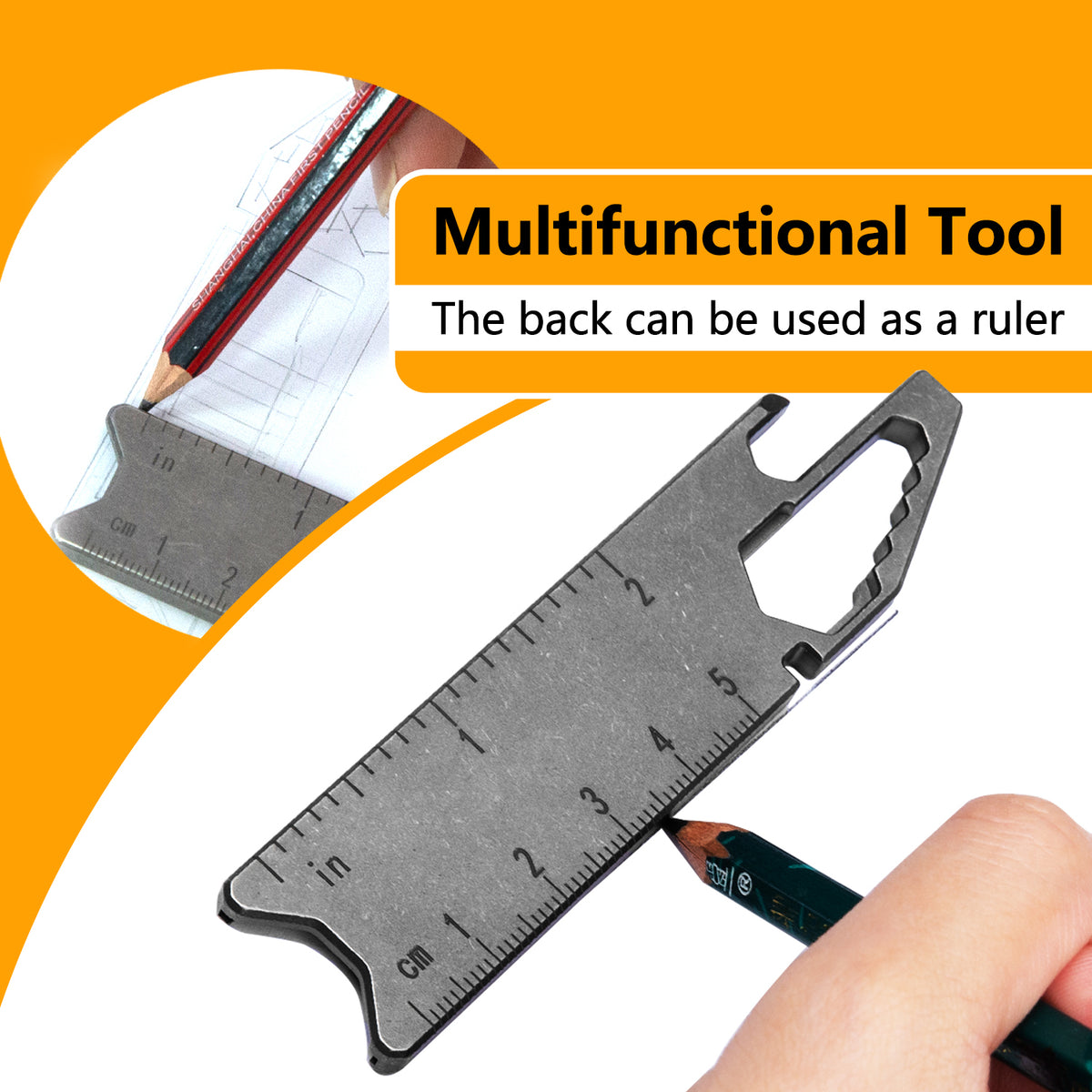 TGQ25 Titanium Stonewash Pocket Utility Cutter