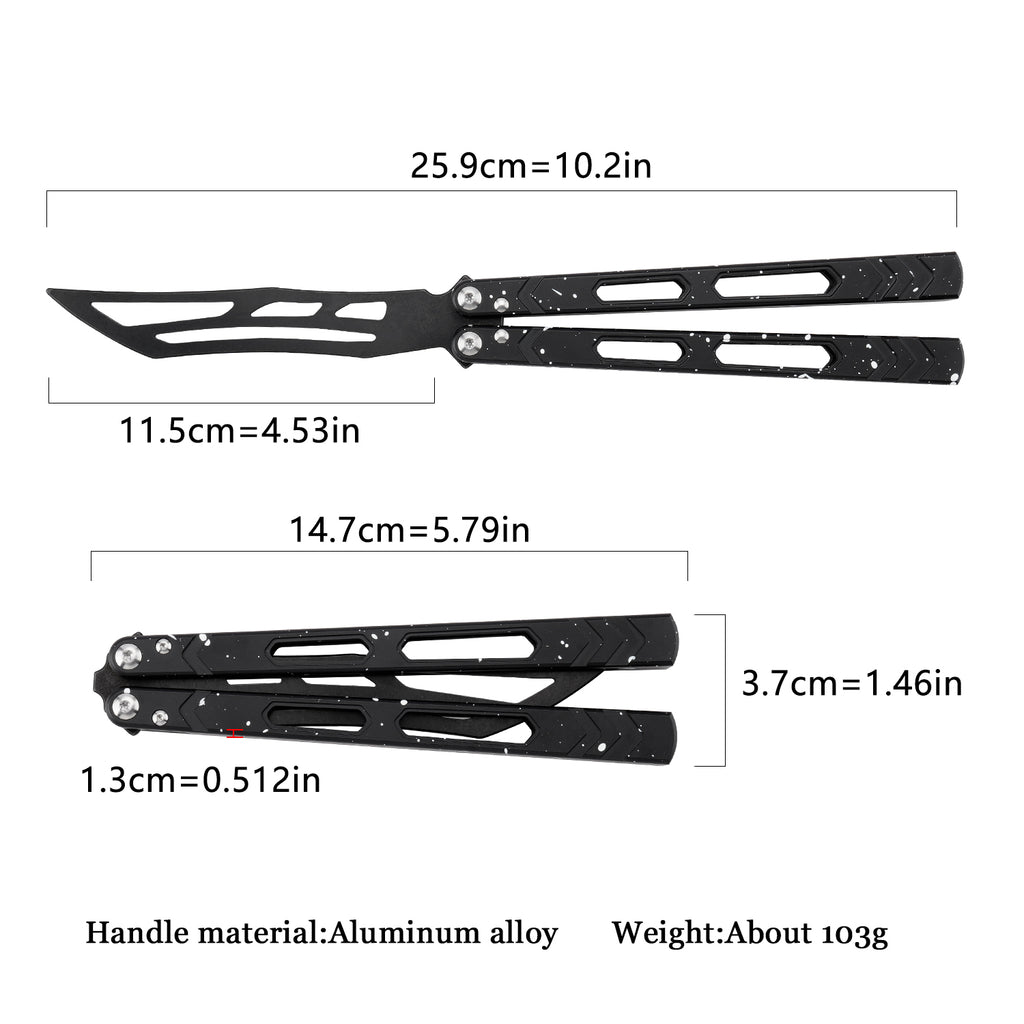 LG12 Black White - Aluminum Alloy Trainer