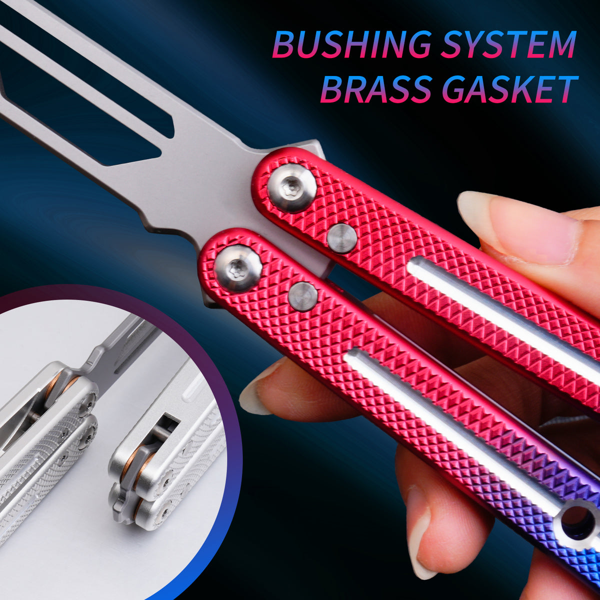 LG11 Blue Red - Aluminum Alloy Trainer