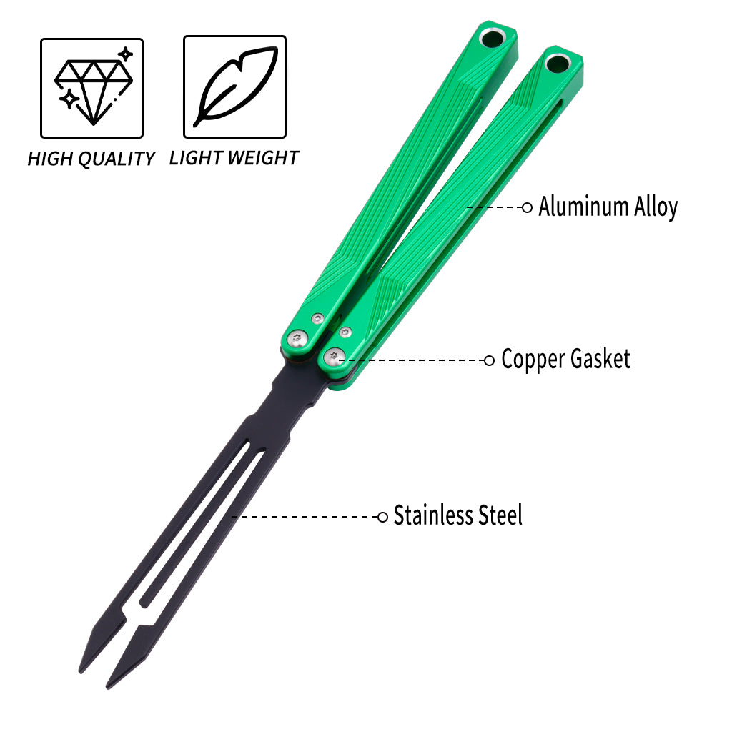 Silvery Green Tuning Fork - Aluminum Alloy Trainer