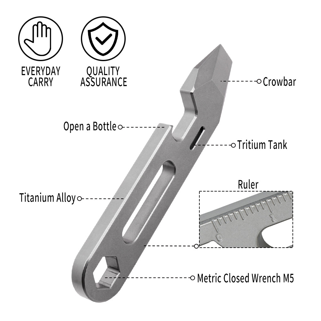 WC03 Titanium Alloy Pry Bar