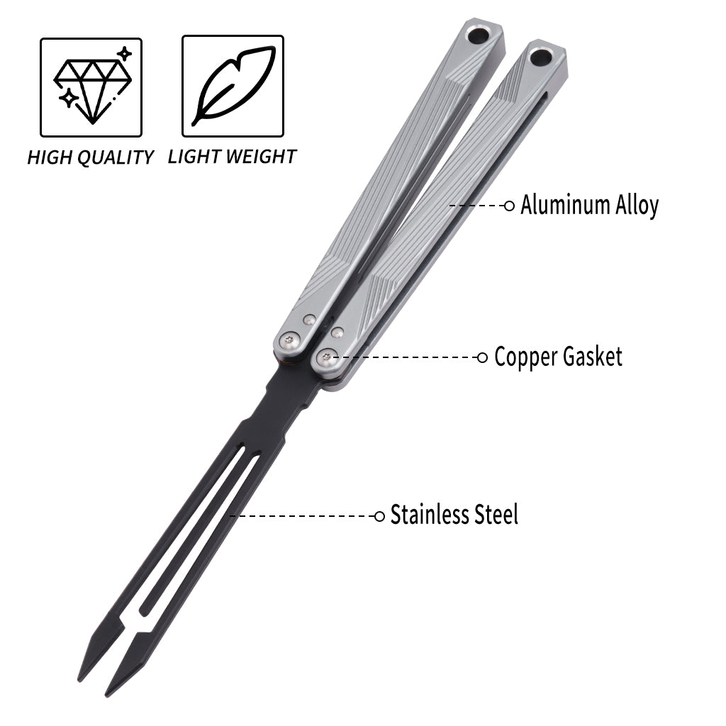  Silvery Tuning Fork - Aluminum Alloy Trainer