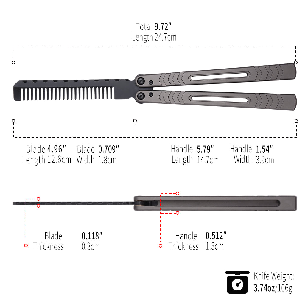 Grey Comb - Aluminum Alloy Trainer