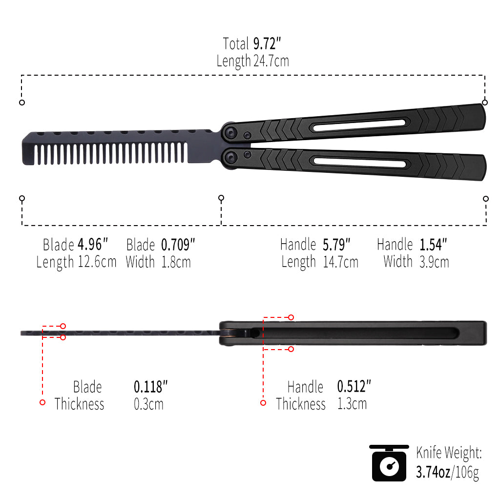 Black Comb - Aluminum Alloy Trainer