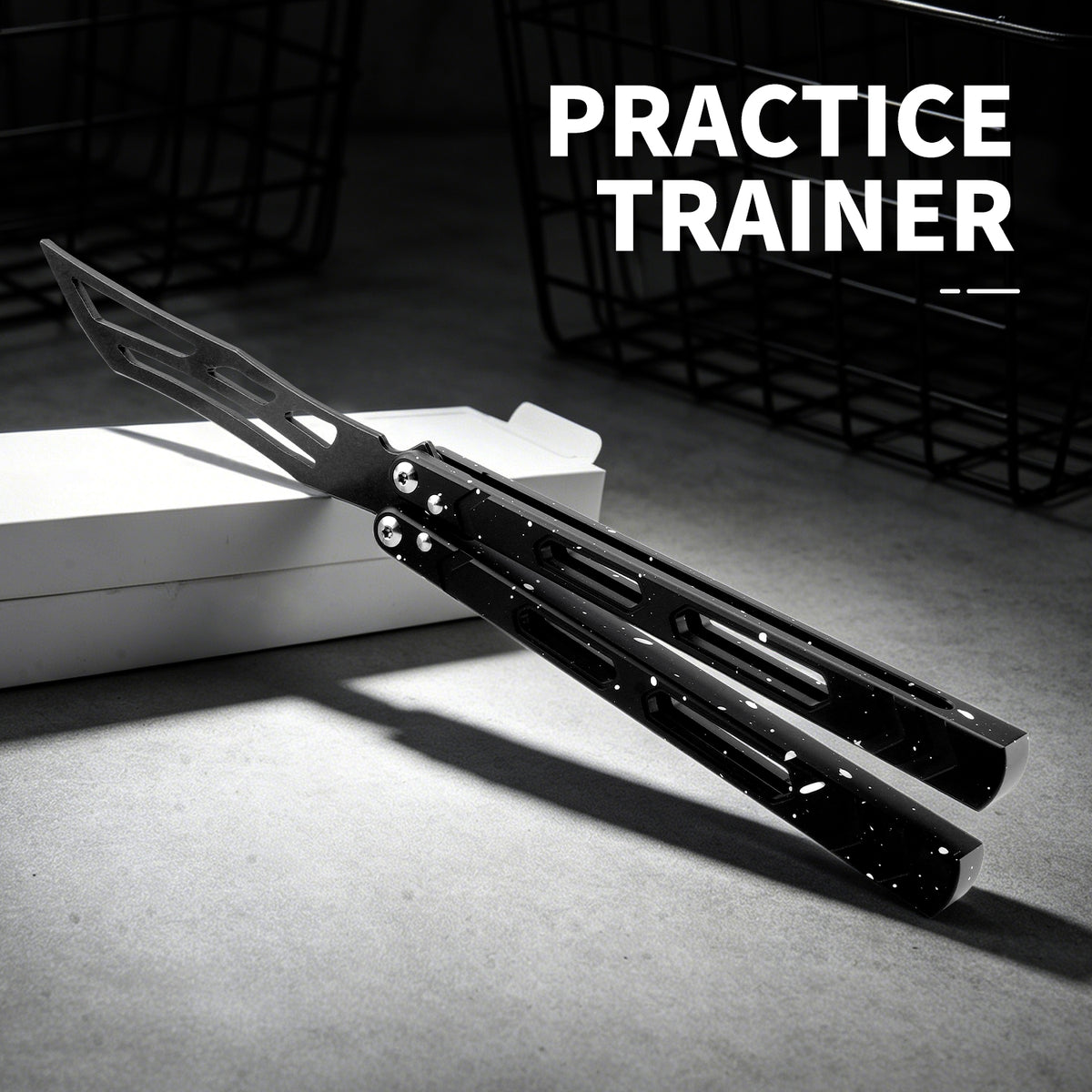 LG12 Black White - Aluminum Alloy Trainer