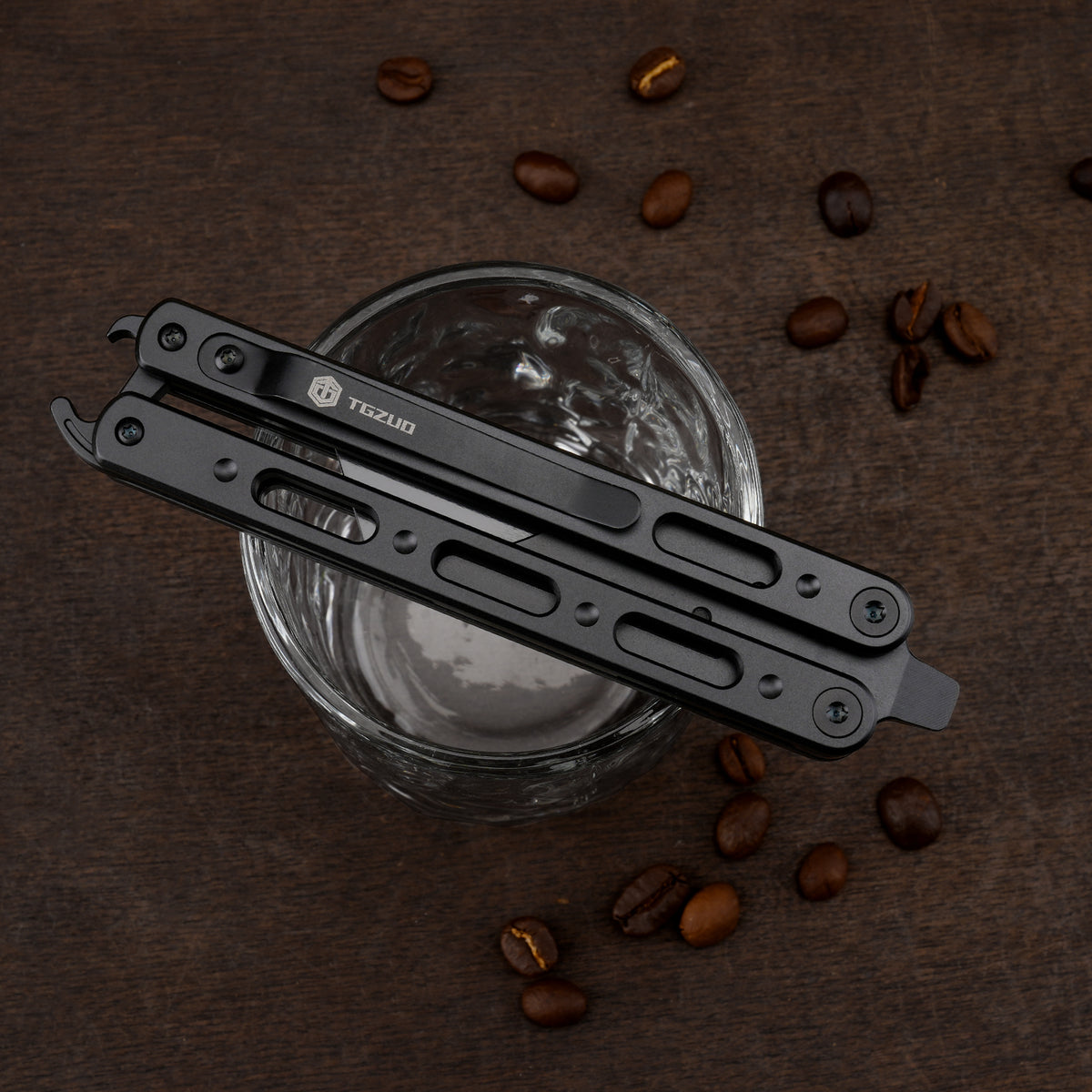 TGQ19 Titanium Black Pocket Folding Utility Cutter