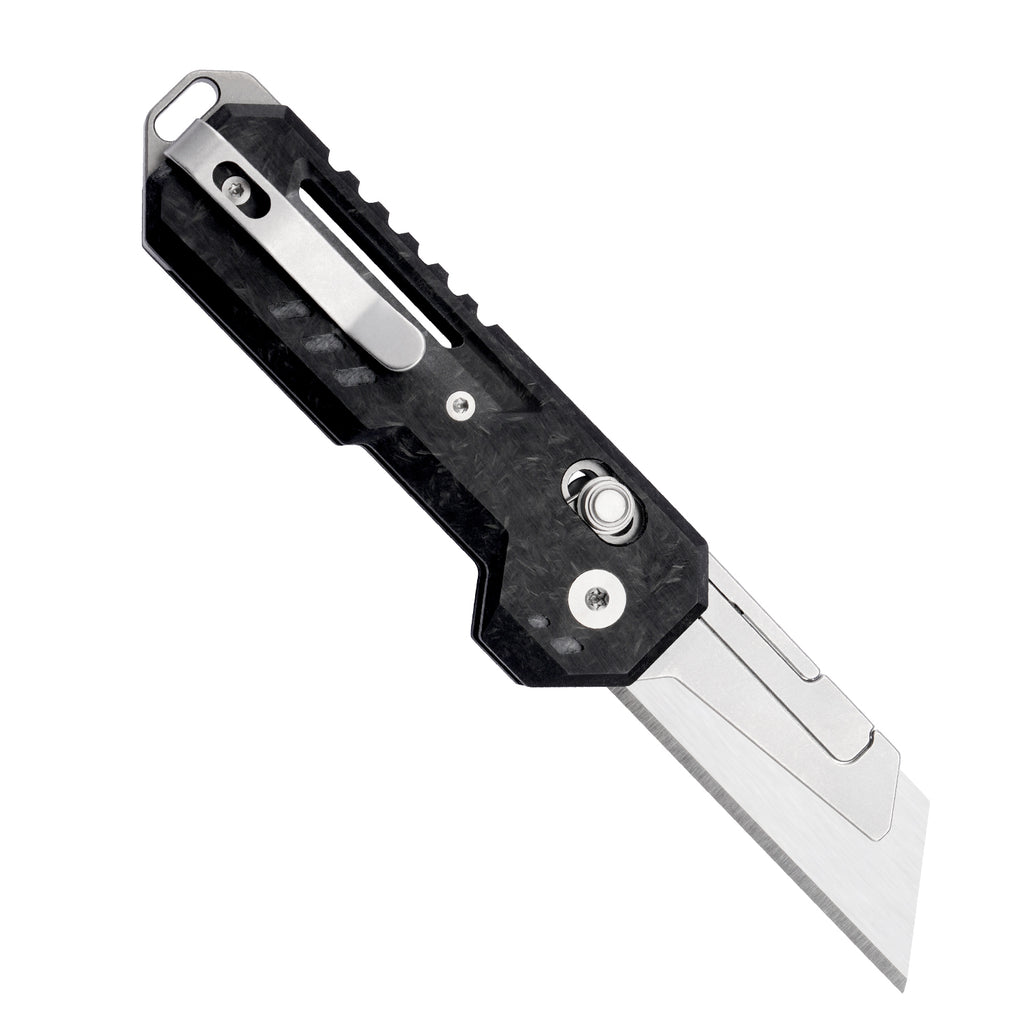 TGQ56 Carbon Fiber Pocket Folding Utility Cutter