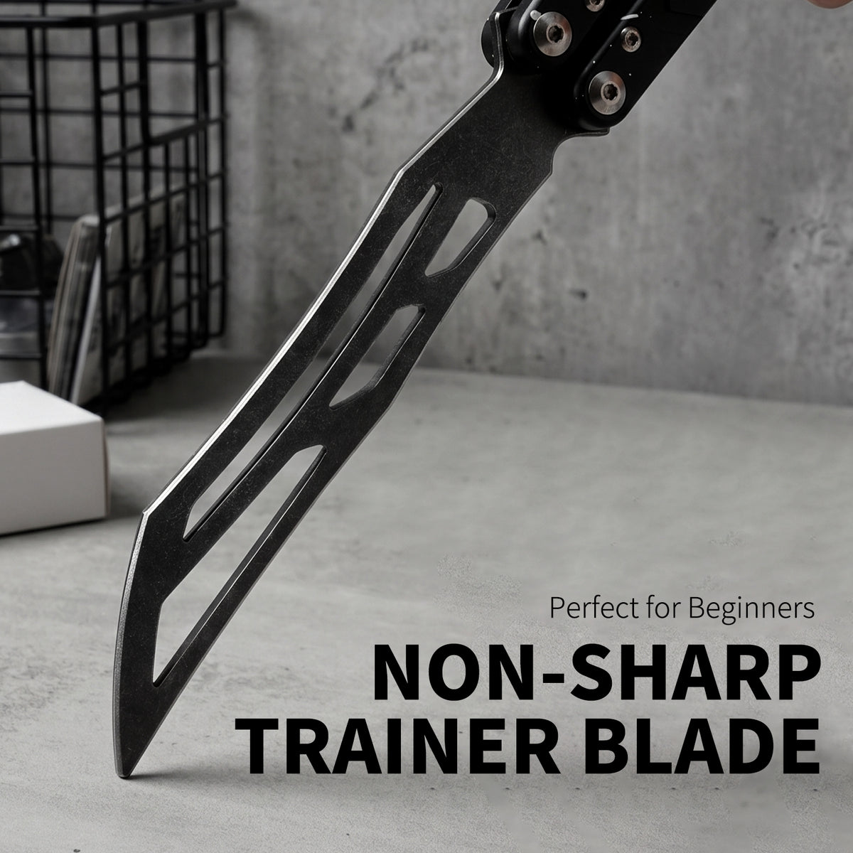 LG12 Black White - Aluminum Alloy Trainer