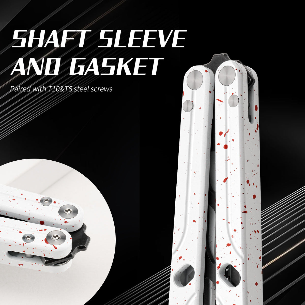 LG09 White Red - Aluminum Alloy Trainer