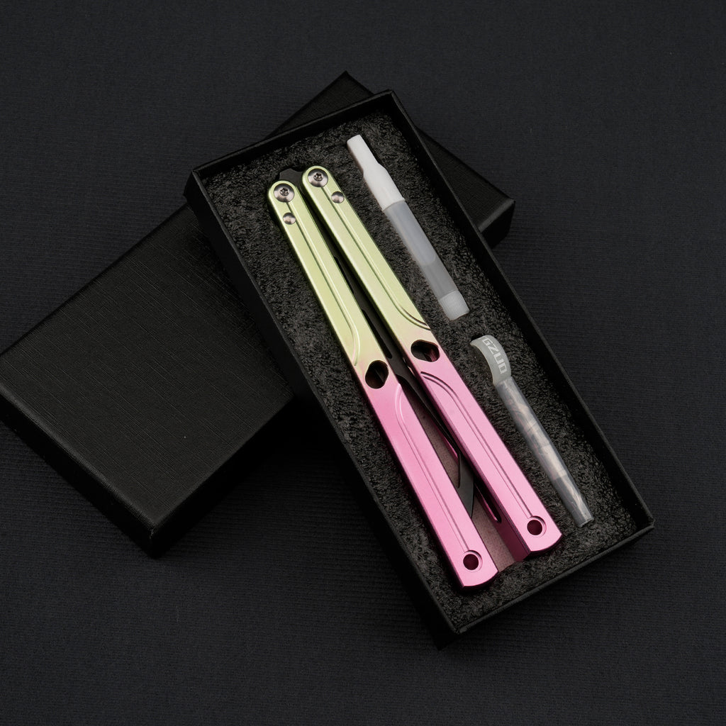 LG09 Pink Green Gradient - Aluminum Alloy Trainer