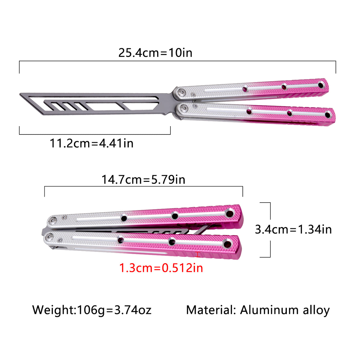 LG11 Pink - Aluminum Alloy Trainer