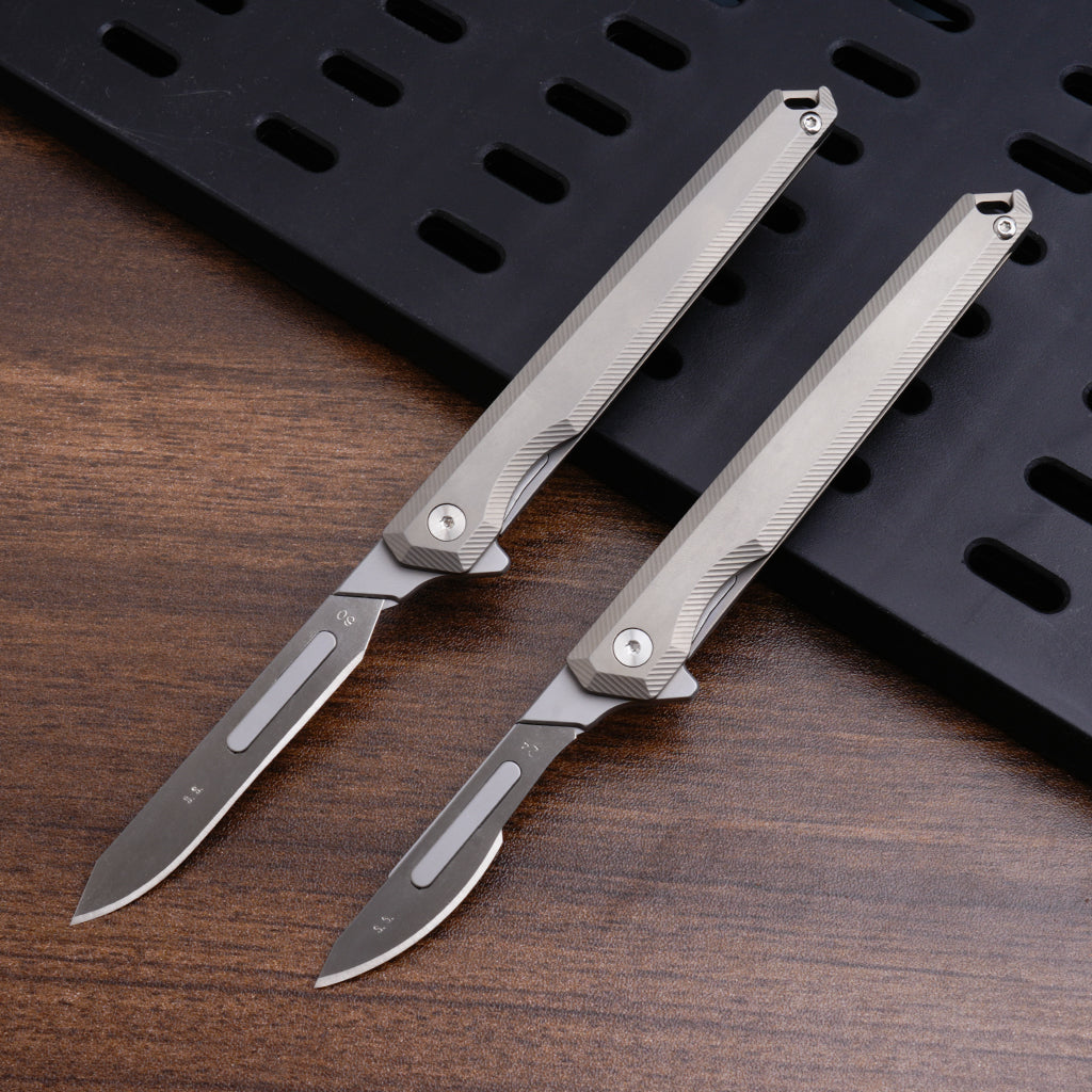 TGQ29 Titanium Stonewash Pocket Folding Cutter