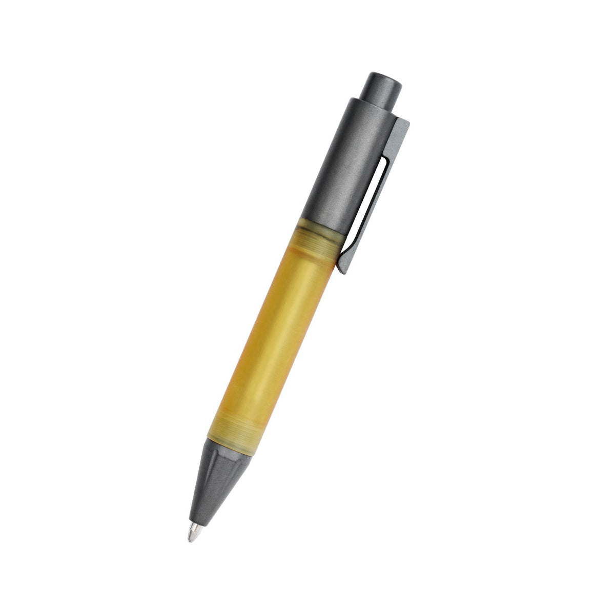 TGFT33 Titanium Alloy Transparent Amber PEI Bolt Action EDC Pen