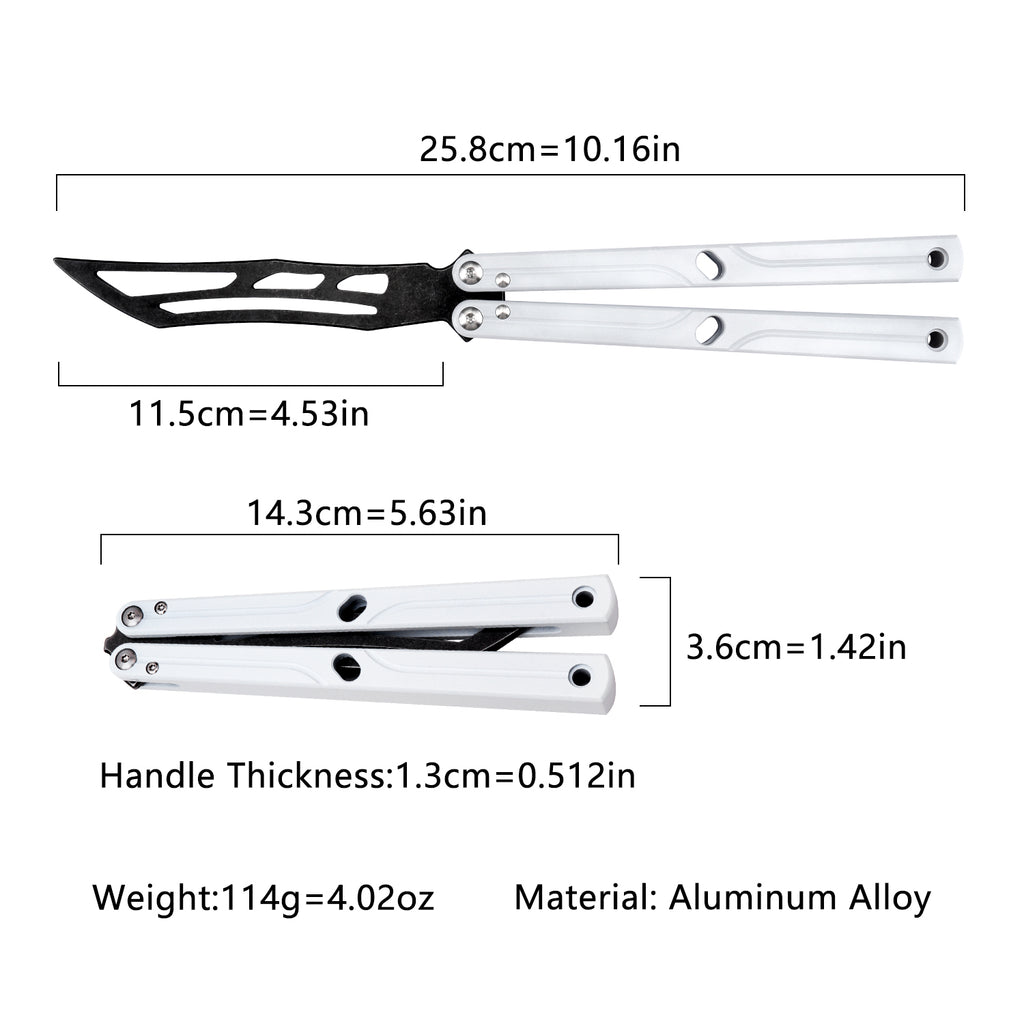 LG09 White - Aluminum Alloy Trainer