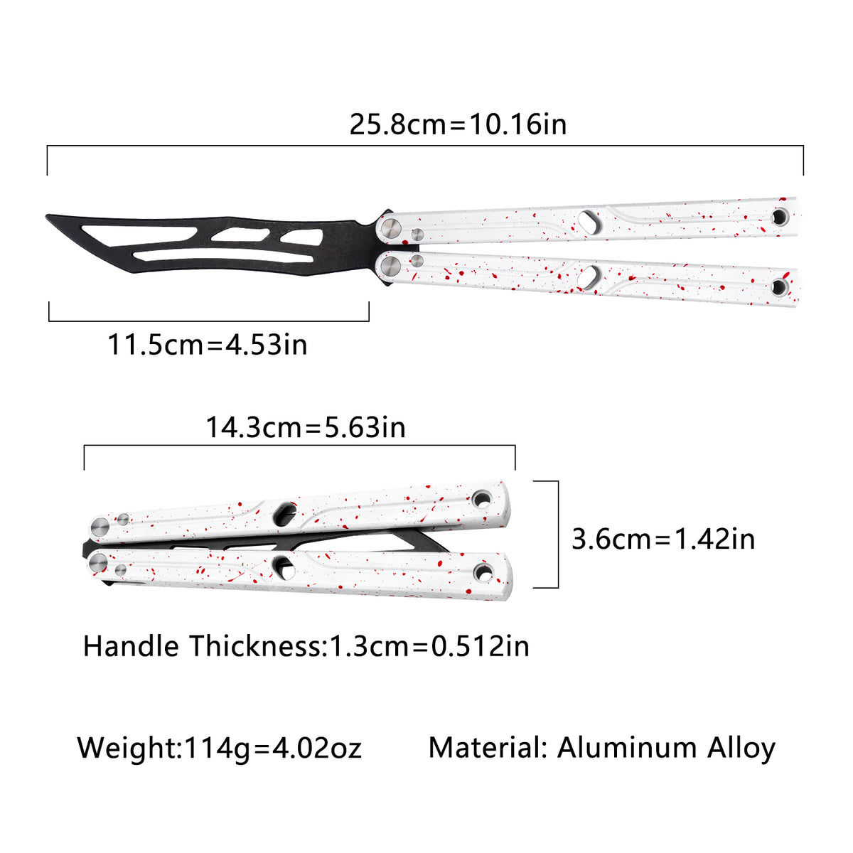 LG09 White Red - Aluminum Alloy Trainer
